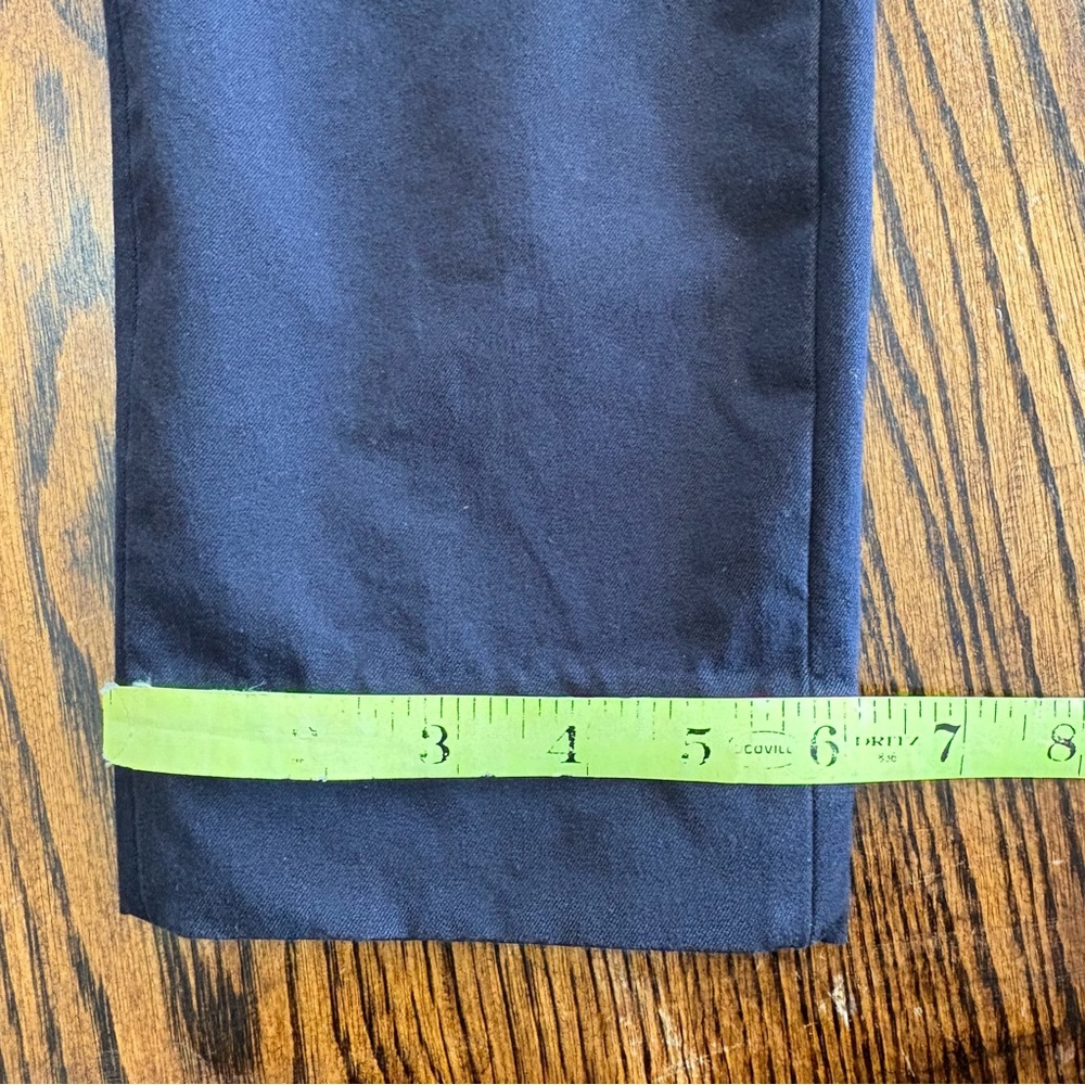 Everlane Black Side Sip Back Seam Ankle Slit Pants Size 6 Black Minimalist Clean - Picture 16 of 16